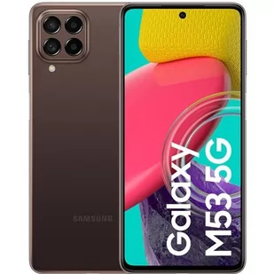 Samsung Galaxy M53 5G 6GB/128GB Dual Sim Brązowy - Telefony komórkowe - miniaturka - grafika 1