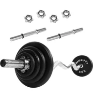 Hantle i ciężarki - Movit Zestaw Hantli, Żeliwo, 30 Mm, 30 Kg - miniaturka - grafika 1