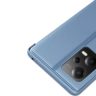Clear View Case etui do Xiaomi Redmi Note 12 5G / Poco X5 5G pokrowiec z klapką niebieskie - Etui i futerały do telefonów - miniaturka - grafika 7