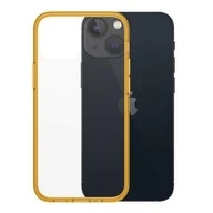 Etui i futerały do telefonów - PanzerGlass Obudowa dla telefonów komórkowych ClearCaseColor na Apple iPhone 13 mini 0328) Pomarańczowy/przezroczysty - miniaturka - grafika 1