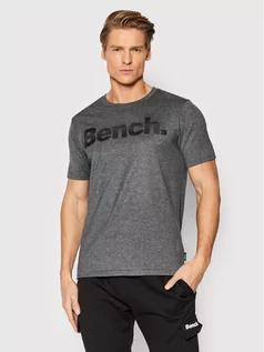 Koszulki męskie - Bench T-Shirt Leandro 118985 Szary Regular Fit - grafika 1