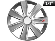 Kołpaki samochodowe - VERSACO S R O 10319 Kołpak GTX carbon srebrny 14 cali AMI-10319 - miniaturka - grafika 1