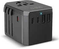Akcesoria podróżnicze - SBS GaN universal travel adapter 70 W melna - Ladetajs - miniaturka - grafika 1