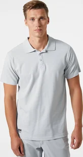 Helly Hansen Koszulka Polo Helly Hansen Manchester Grey Fog - Koszulki męskie - miniaturka - grafika 1