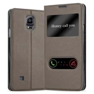 Etui i futerały do telefonów - Etui ochronne Cadorabo do Samsung Galaxy NOTE 4 w kolorze brązowym etui na telefon komórkowy etui na książkę - miniaturka - grafika 1