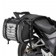 Sakwy rowerowe - Podwójna wodoodporna torba motocyklowa dwie sakwy duża pojemność 60L szara ROCKBROS - miniaturka - grafika 1