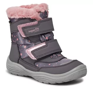 Buty dla dziewczynek - Śniegowce Superfit GORE-TEX 1-009091-8500 M Purplec/Rose - grafika 1