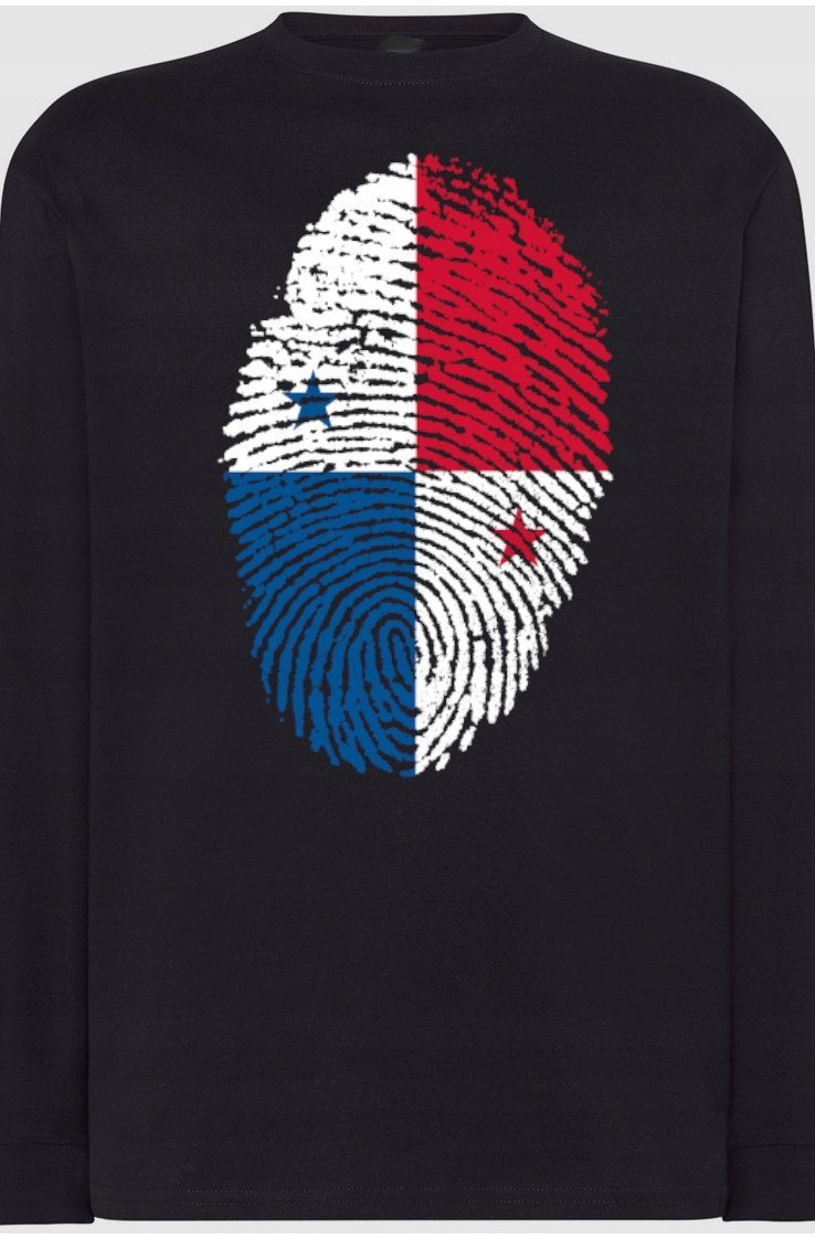 Panama Flaga Odcisk Bluza Longsleeve Rozm.XS