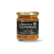 Majonezy i dressingi - Sos pomidorowy z kiełbasą i grzybami, 180 g / Le Ricette di Caterina - miniaturka - grafika 1