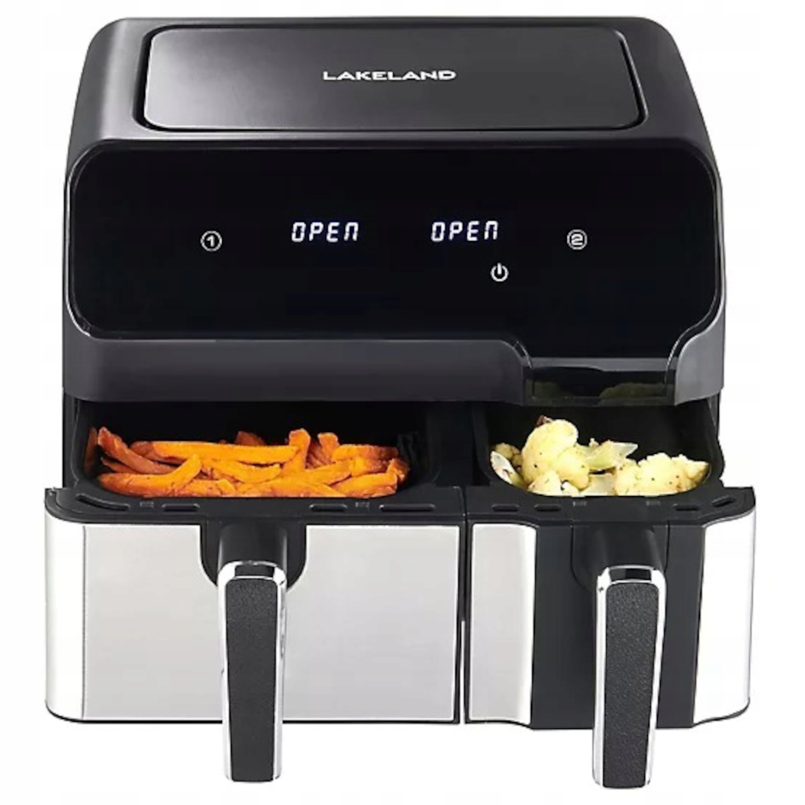 Frytkownica Beztłuszczowa Podwójna Frytownica 8L Airfryer Dwukomorowa