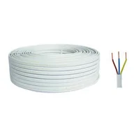 Przewody elektryczne - Przewód YDYP 3 x 1,5 15 m biały AKS Zielonka - miniaturka - grafika 1