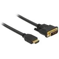Kable - Delock 85652 Dwukierunkowy kabel HDMI do DVI 24+1 1 m - miniaturka - grafika 1