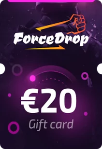 Forcedrop.gg Gift Card 20 EUR - Code GLOBAL - Kody i doładowania cyfrowe - miniaturka - grafika 1