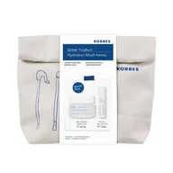 Zestawy kosmetyków damskich - KORRES Greek Yoghurt Zestaw do pielęgnacji twarzy: Chłodzący żel pod oczy, 15 ml + Krem na dzień do skóry normalnej i mieszanej, 40ml + kosmetyczka - miniaturka - grafika 1