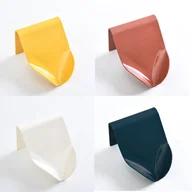 Mydelniczki i dozowniki mydła - Zestaw 4 mydelniczek do kuchni, łazienki, prysznica, plastikowa mydelniczka (biała + niebieska + żółta + czerwona*1) - miniaturka - grafika 1