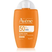 Balsamy i kremy do opalania - Avene Sun SPF 50 Ultra Fluid niewidoczny na skórze, 50 ml - miniaturka - grafika 1