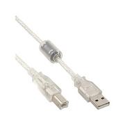 Kable USB - InLine Kabel USB USB A USB B 2 m 34518 - miniaturka - grafika 1
