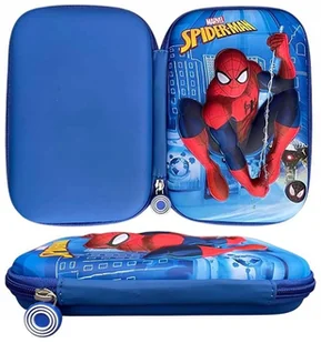 PIÓRNIK szkolny do szkoły dla dzieci chłopca 3D EVA SPIDERMAN trójwymiarowy - Piórniki - miniaturka - grafika 1