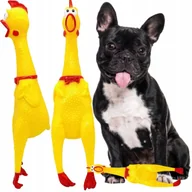 Zabawki dla psów - Gumowa Zabawka Kurczak Dla Psa Piszcząca 30 Cm - miniaturka - grafika 1