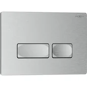 Przyciski spłukujące - Mexen Tex 04 przycisk spłukujący, nikiel szczotkowany - 6104-10 - miniaturka - grafika 1