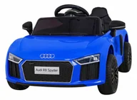 Pojazdy elektryczne dla dzieci - Audi R8 na akumulator dla dzieci Niebieski + Pilot + EVA + Wolny Start + MP3 LED - miniaturka - grafika 1