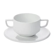 Miski i półmiski - WMF - Synergy zestaw porcelanowy bulionówka z podstawkiem 350 ml. - miniaturka - grafika 1