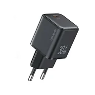 Ładowarki do telefonów - USAMS Ład. siec. 1xUSB-C PD30W 3A (only head) PD3.0 Fast Charging czarny/black X-ron Series CC186TC01 (US-CC186) - miniaturka - grafika 1