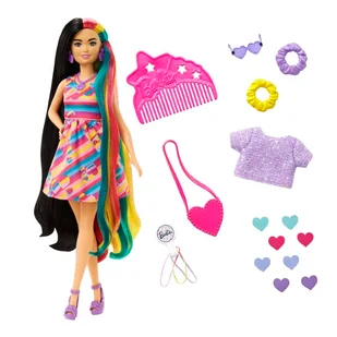 Barbie Totally Hair Serca lalka z akcesoriami - Lalki dla dziewczynek - miniaturka - grafika 1