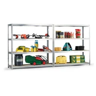 Szafy i regały magazynowe - Półkowy regał, nośność 500 kg, 2470x2000x400 mm - miniaturka - grafika 1