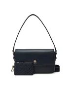 Torebki damskie - Tommy Hilfiger Torebka Th Distinct Conv Crossover AW0AW17219 Granatowy - miniaturka - grafika 1