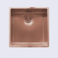 Zlewozmywaki - Zlewozmywak Reginox New York 40x40 miedź COPPER ROSE - R35122 - miniaturka - grafika 1