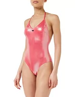 Stroje kąpielowe - Emporio Armani Swimwear Damski strój kąpielowy Emporio Armani Dot Foil Lycra One Piece, Coral, M, koralowy, M - miniaturka - grafika 1