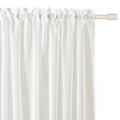 Firany - Firana do salonu 300x230 biała na taśmie żabki N - miniaturka - grafika 1