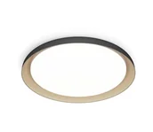 Lampy sufitowe - Philips - LED Plafon ściemnialny PEBBLO LED/10W/230V 4000K czarny - miniaturka - grafika 1