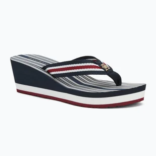 Japonki damskie Tommy Hilfiger Im Platform Beach Sandal rwb - Klapki i japonki damskie - miniaturka - grafika 1