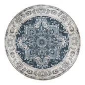 Dywany - Niebieski okrągły dywan ø 200 cm Havana – House Nordic - miniaturka - grafika 1