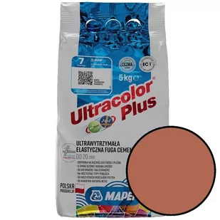 Mapei Fuga elastyczna Ultracolor Plus 145 ceglana 5 kg 6014505 - Fugi - miniaturka - grafika 1