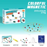 Gry planszowe - 2025 Magnetyczna gra w szachy: zabawna magnetyczna gra planszowa, gra strategiczna dla dzieci i dorosłych, gry na przyjęcia rodzinne - miniaturka - grafika 1