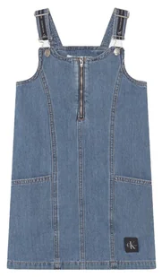 Sukienka dziewczęca Calvin Klein Jeans IG0IG01419 164 cm - Sukienki - miniaturka - grafika 1