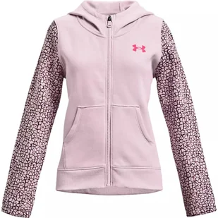 Bluza dziewczęca Under Armour Rival Fleece FZ - Odzież sportowa dziecięca - miniaturka - grafika 1