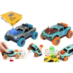 Samochodzik terenówka z klekoczącym silnkiem mix Pro Kids - Samochody i pojazdy dla dzieci - miniaturka - grafika 1