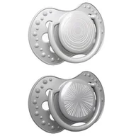Smoczki uspokajające - Smoczek silikonowy dynamiczny LOVI 6-18m 2 szt. Harmony Boy - miniaturka - grafika 1