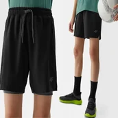Spodenki męskie - 4F KRÓTKIE SPODENKI CHŁOPIĘCE SPORTOWE SZYBKOSCHNĄCE Tfshm484 - miniaturka - grafika 1