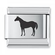 Charmsy - Murrano ITALIAN CHARMS Symbole Zwierzęta Koń IH-236 - miniaturka - grafika 1