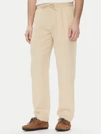 Spodnie męskie - Marciano Guess Spodnie materiałowe 5GHB03 2310Z Beżowy Regular Fit - miniaturka - grafika 1