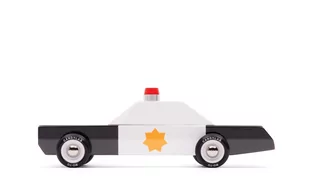 Candylab Toys Candylab Toys: drewniany samochód policja Americana Police Cruiser - Samochody i pojazdy dla dzieci - miniaturka - grafika 1