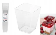 Pojemniki kuchenne - 24x POJEMNIK mały na desery bankietówki przyjęcie 160 ml pucharek wesele - miniaturka - grafika 1
