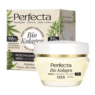 Perfecta Bio Kolagen Przeciwzmarszczkowy krem na dzień i na noc 70+ 010215182 - Kremy do twarzy Perfecta Bio Kolagen Przeciwzmarszczkowy krem na dzień i na noc 70+ 010215182 - Kremy do twarzy - miniaturka - grafika 1