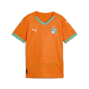 Młodzieżowa koszulka domowa Wybrzeże Kości Słoniowej 2025 PUMA - Koszulki sportowe damskie - miniaturka - grafika 1
