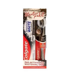 Colgate Sensation White Pasta do zębów z Węglem Aktywnym 75 ml+Szczoteczka - Szczoteczki do zębów - miniaturka - grafika 1